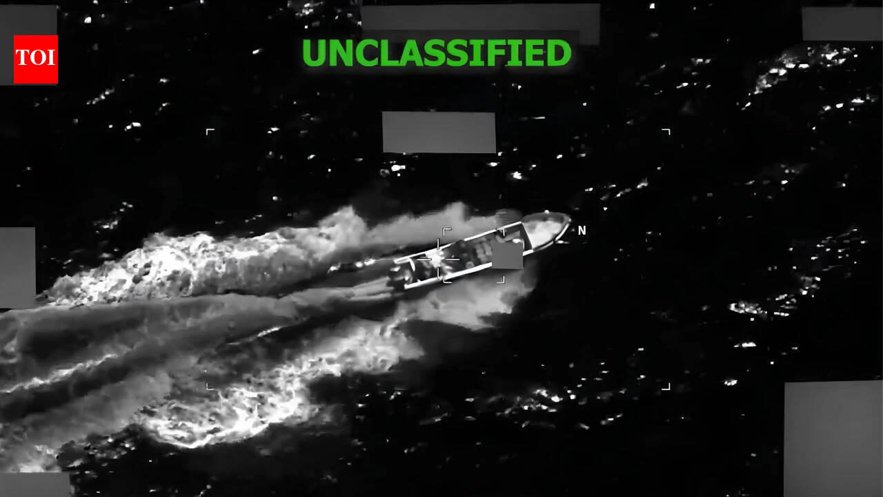 Watch: How US forces conducted a lethal strike on a vessel allegedly linked to narco-trafficking