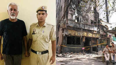 He came. He saw, but didn't stop: Malviya Nagar hotel owner 'drove past' burning building instead of stopping to help