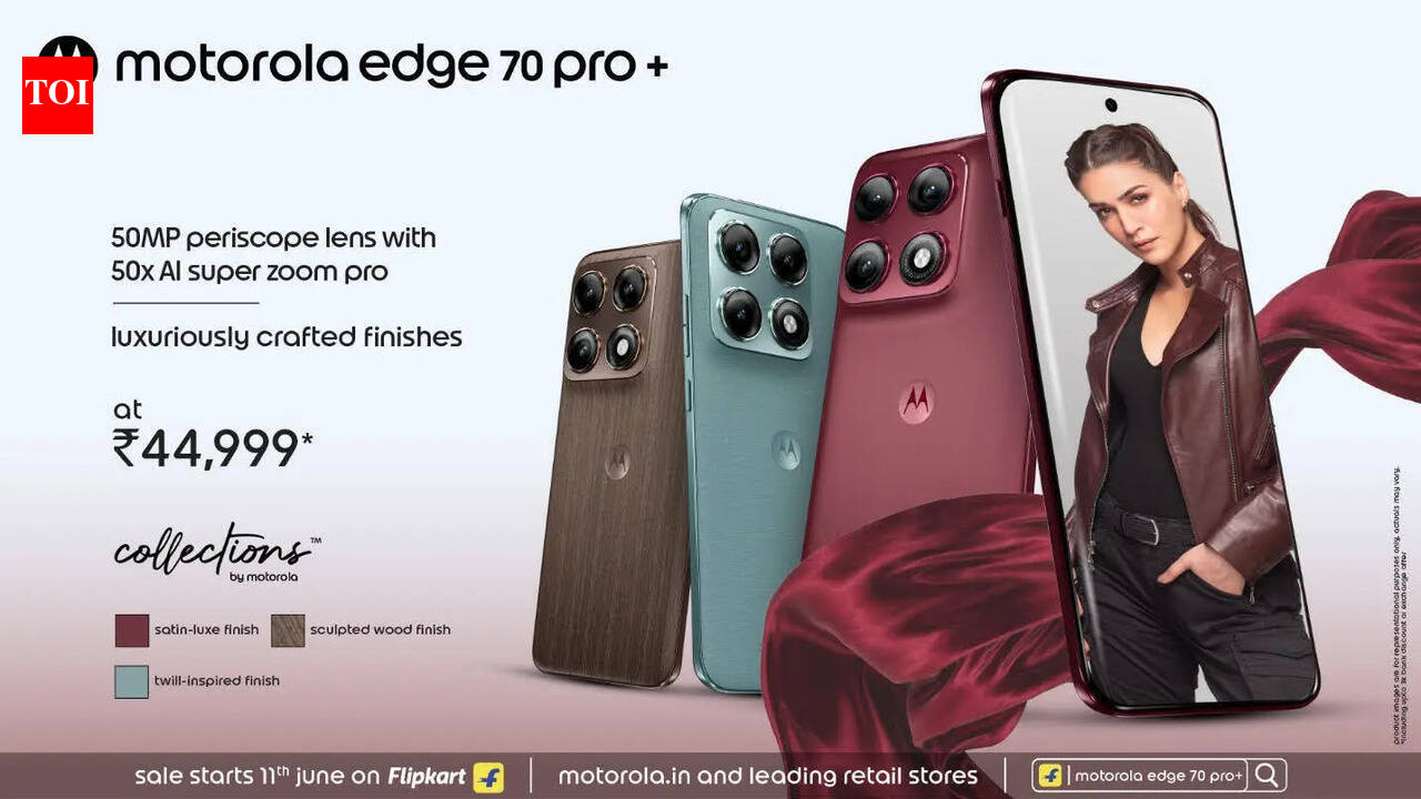Motorola Edge 70 Pro+ with 6,500 mAh battery, 50MP pro-grade camera system launched in India: Price, specs and more