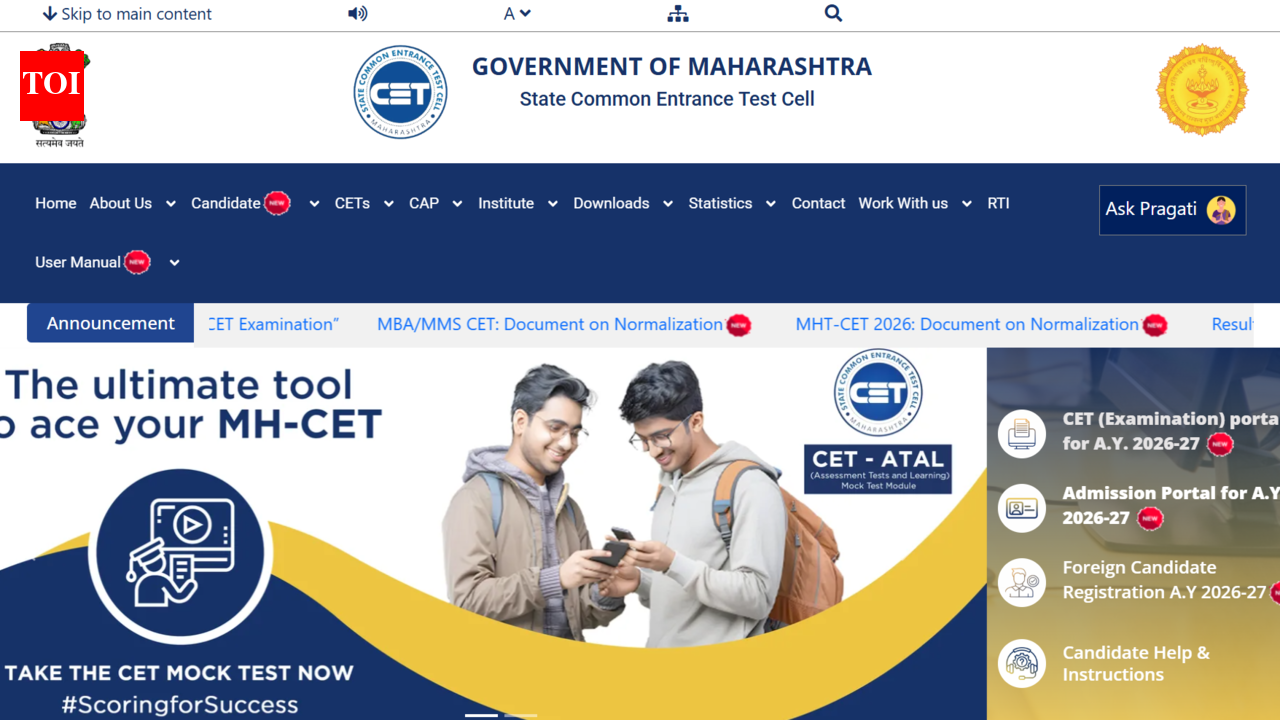 MHT CET Cell PCM, PCB scorecards expected to be released soon at cetcell.mahacet.org: Check complete details here