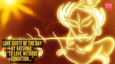 Love quote of the day by Krishna: “To love without condition...”