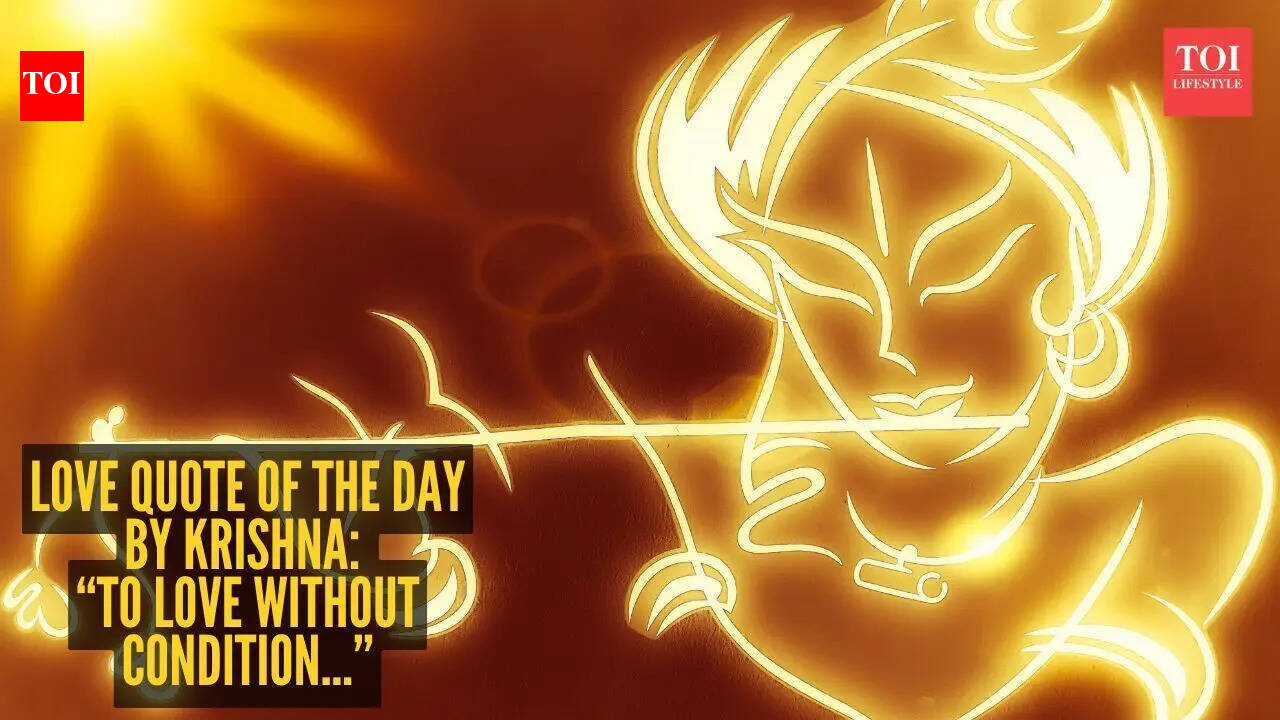 Love quote of the day by Krishna: “To love without condition...”