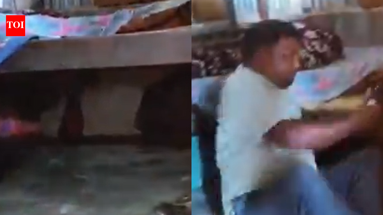 'Cut-money, corruption and panic': BJP's Amit Malviya shares video of TMC leader hiding under bed