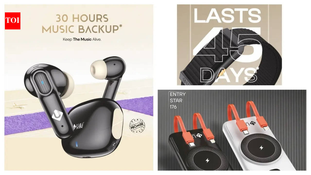 U&amp;i launches Fitness Series Smart Band, Entry Star 176 Power Bankand more; price starts at Rs 149