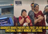 &lsquo;This is my first salary after IIM&rsquo;: Son flies home with cash for parents, leaves internet emotional