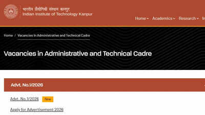IIT Kanpur releases notification for 80 posts across engineering, admin and tech roles— check eligibility, link to apply