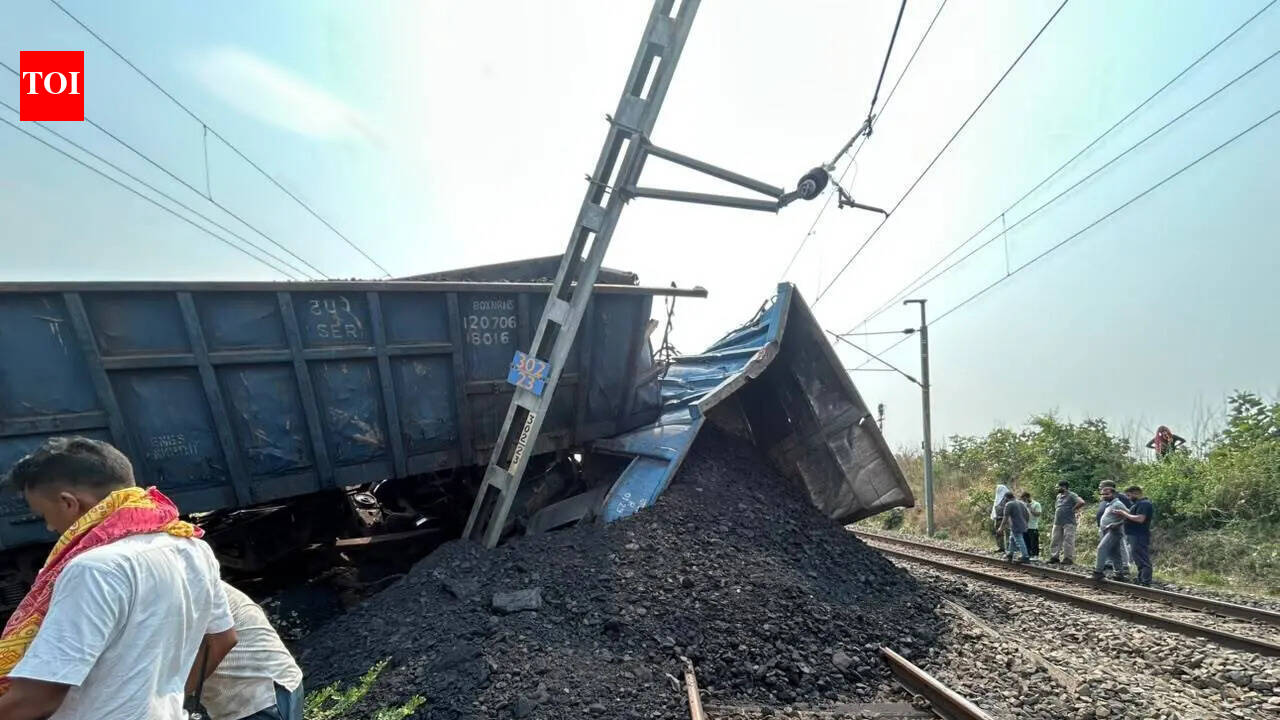 2 trains cancelled, 6 diverted after freight wagons derail near Rajhara railway station