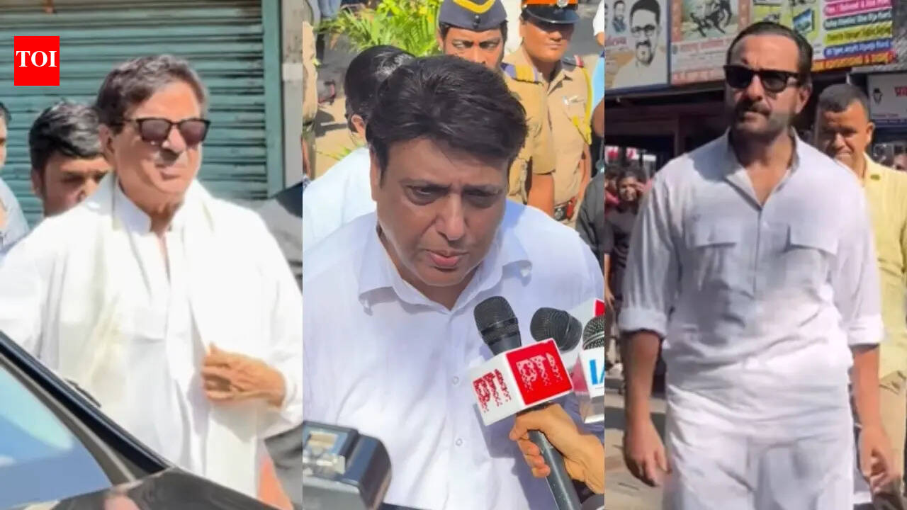 Saif Ali Khan, Farhan Akhtar and others arrive for Pahlaj Nihalani's final rites