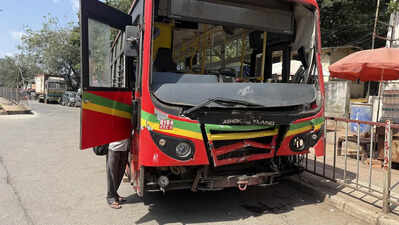 App cab driver dies after being hit by a BEST bus in a road crash on Western Express Highway