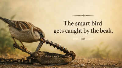 Greek proverb of the day: "The smart bird gets caught by the..."