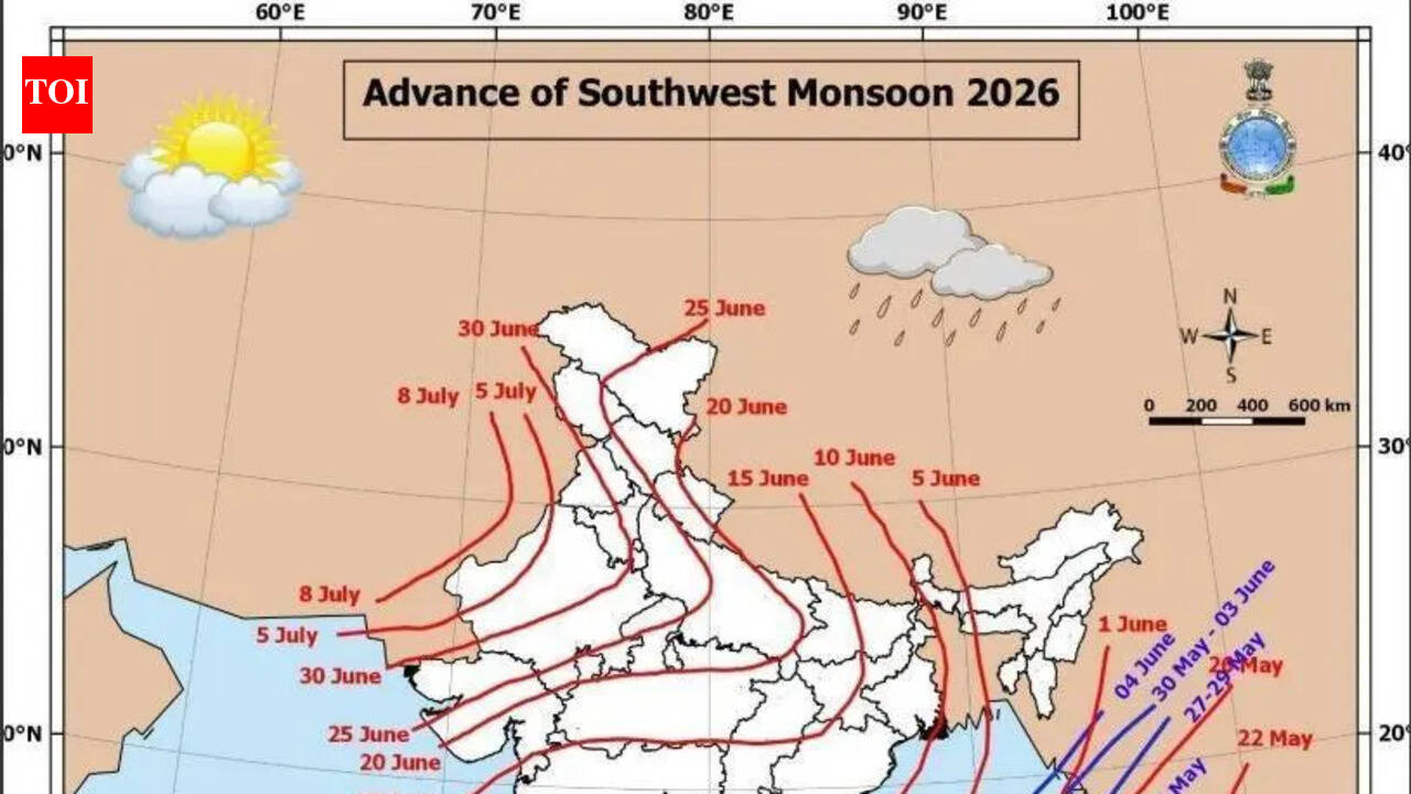 Southwest monsoon enters Karnataka, set to advance over southern districts in two days