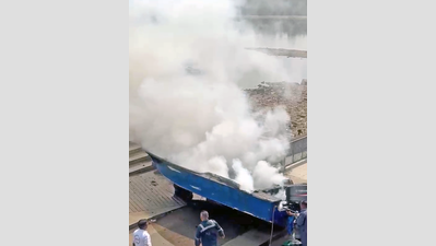 Parked boat gutted along Sabarmati Riverfront, no casualties