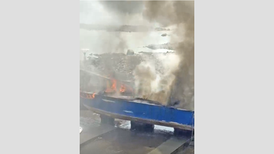 Parked boat gutted along Sabarmati Riverfront, no casualties