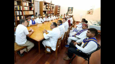 Eye on UP polls, Rahul Gandhi meets Dalit-EBC delegation