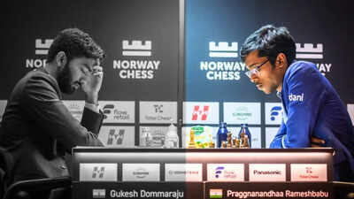 R Praggnanandhaa takes revenge on world champion D Gukesh; title race goes to final day