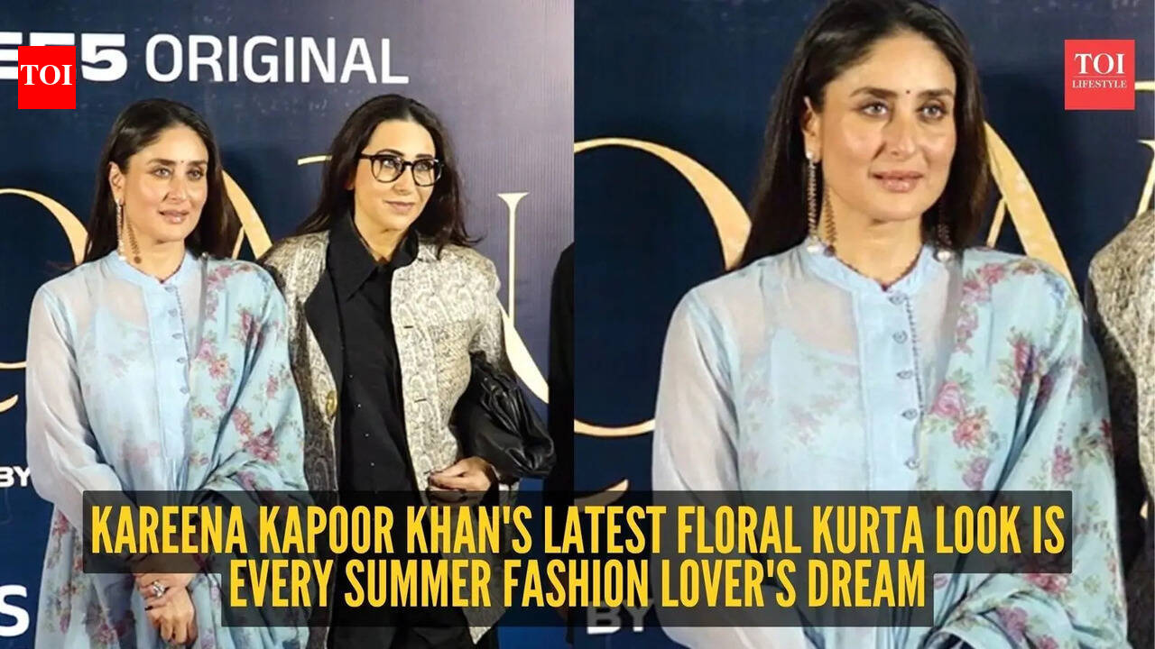 Kareena Kapoor Khan proves a simple floral kurta can look more expensive than couture