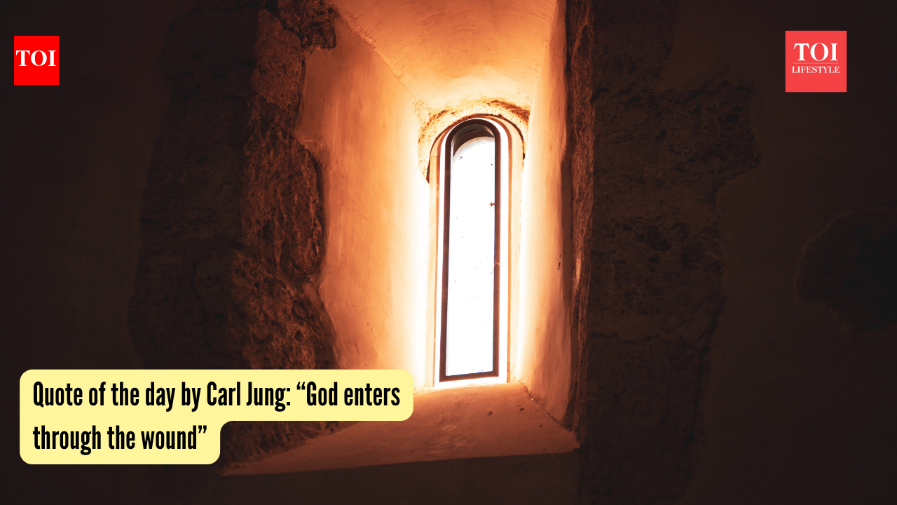 Quote of the day by Carl Jung: “God enters through the wound”