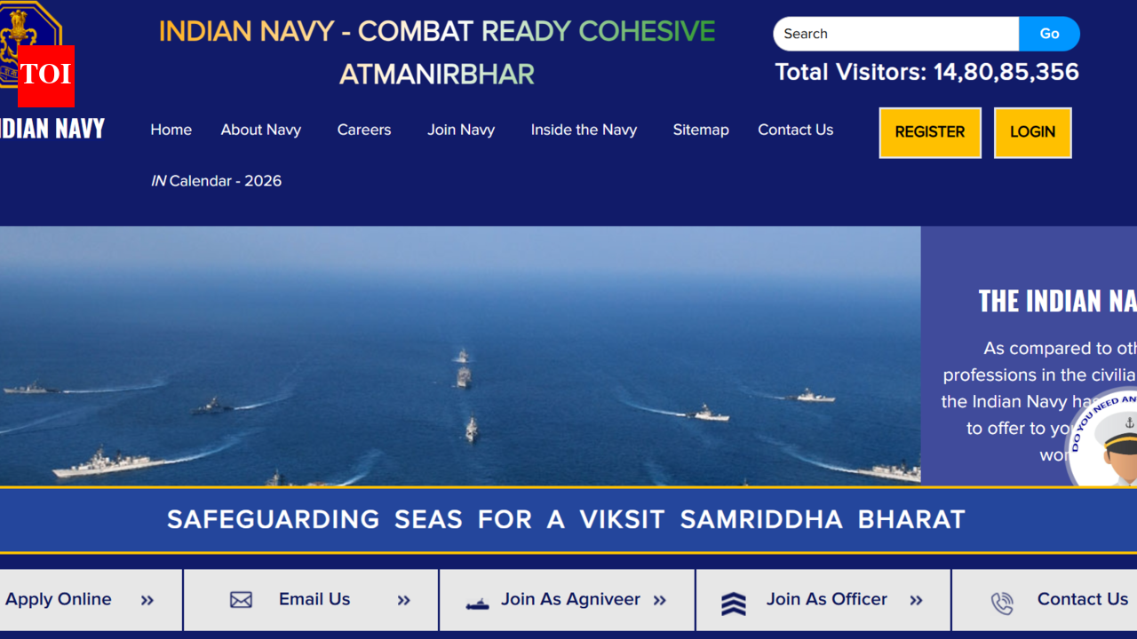Indian Navy Agniveer Apprentice recruitment 2026: Registration begins for 01/2027, 02/2027 batches; direct link to apply here