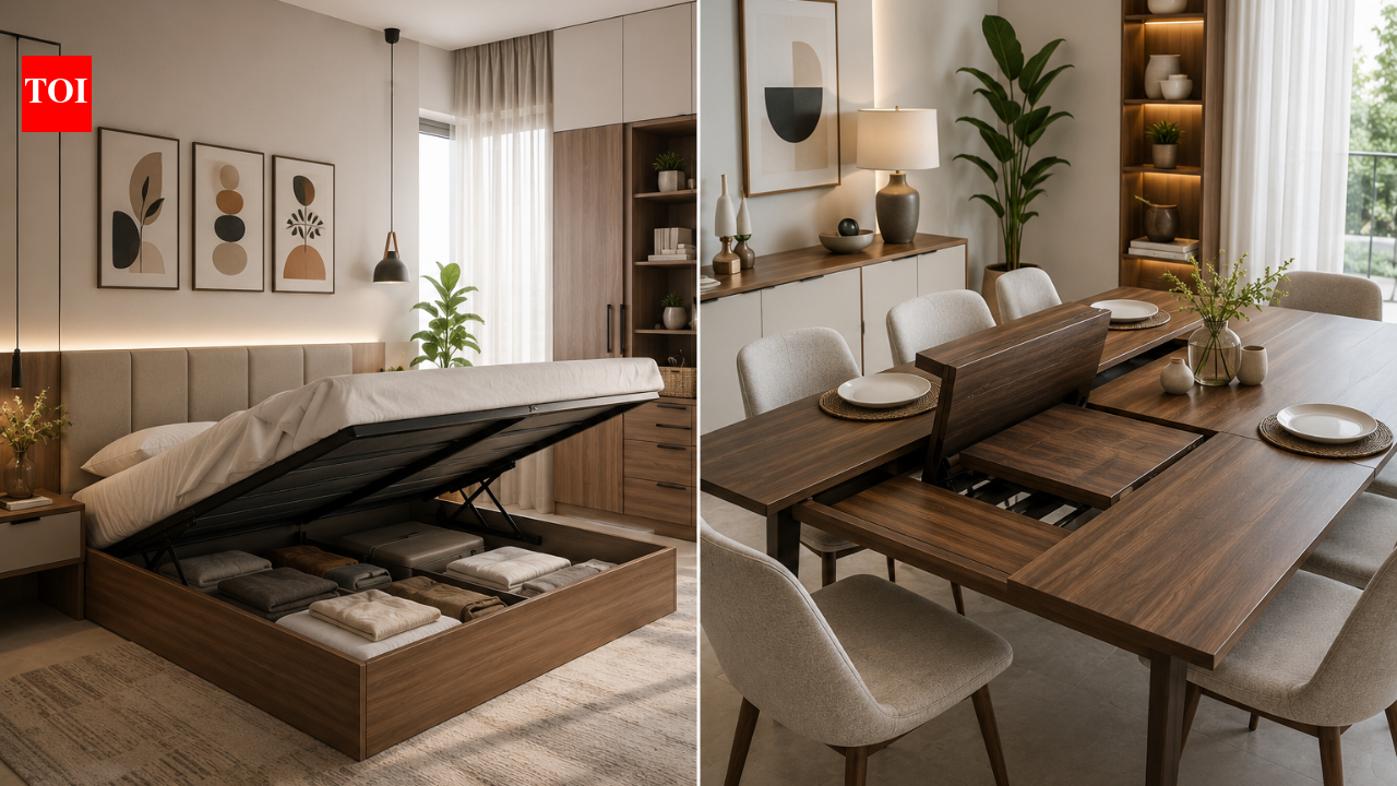 Beds with storage, dining tables that expand, and more: Why multifunctional furniture has become the survival kit of urban Indian living