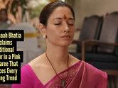 Tamannaah Bhatia&rsquo;s Devi Puja saree look