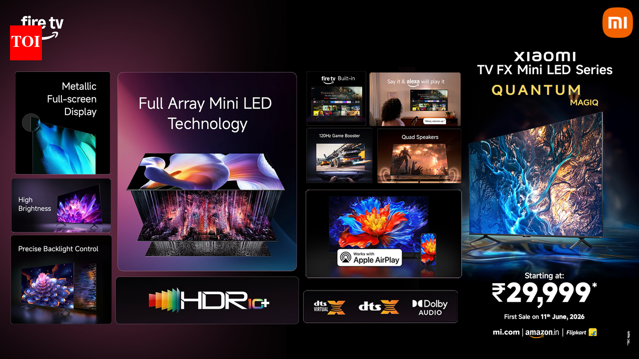 Xiaomi TV FX Mini LED Series launched in India, price starts at Rs 29,999