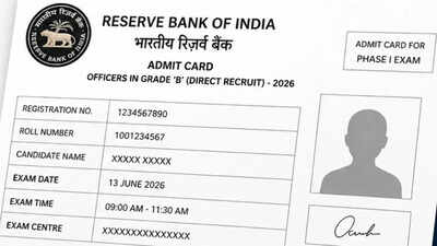 RBI Grade B Admit Card 2026 Out for Phase 1 Exam: Here's how to download
