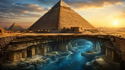 Was there a hidden river under the Great Pyramid of Giza, Egypt: New evidence rewrites history