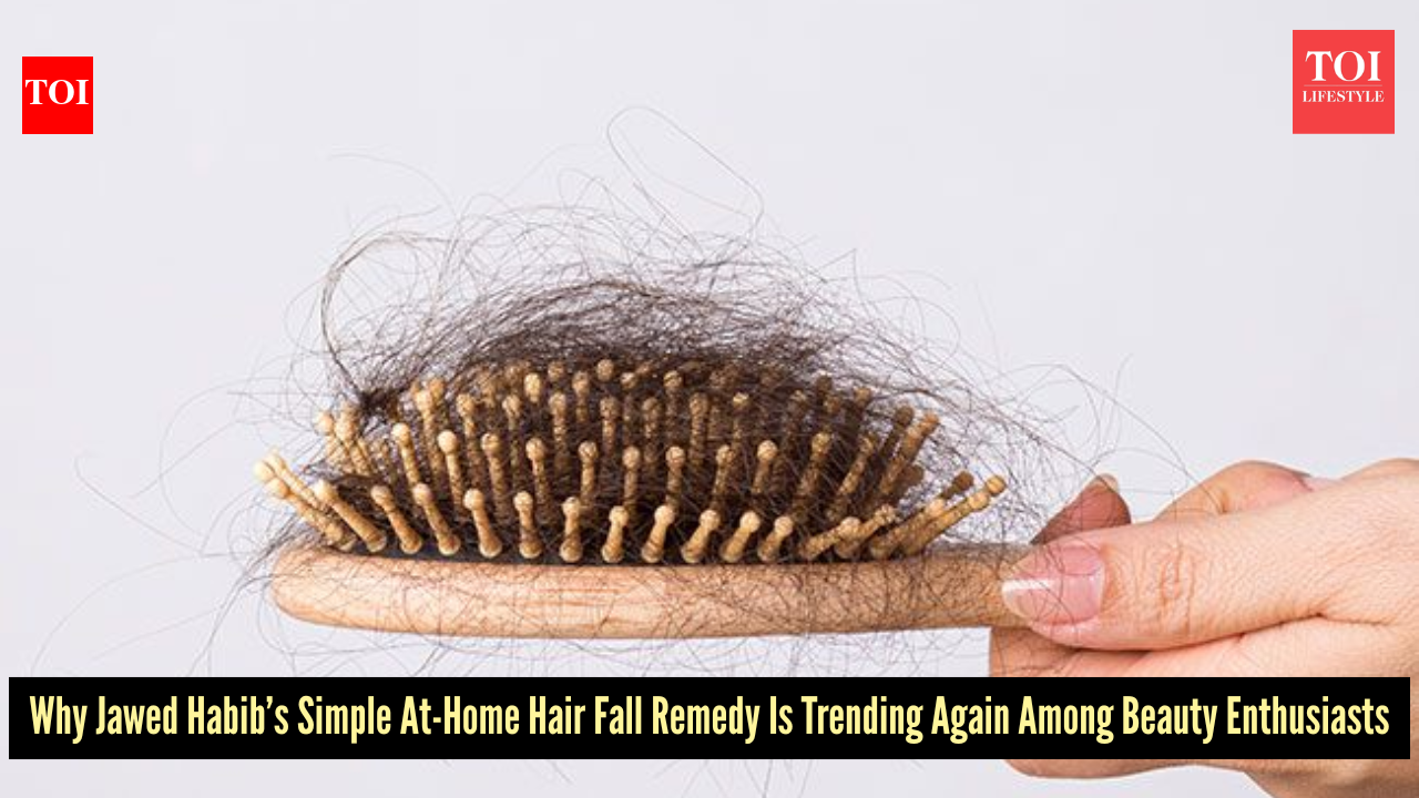 Jawed Habib shared this easy home hair care trick for hair fall, and people are revisiting it now
