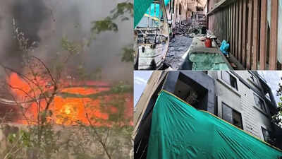 Fire erupts at Indore's EV showroom, 20 rescued from building