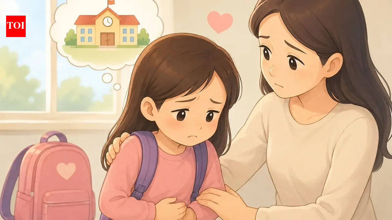 Does your child say ‘I have a tummy ache’ before school? Experts say it may actually be a deeper signal towards something else