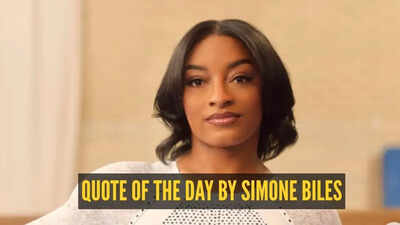 Quote of the day for kids by Simone Biles: "Always work hard and have fun in what you do because I think that's when you're..."