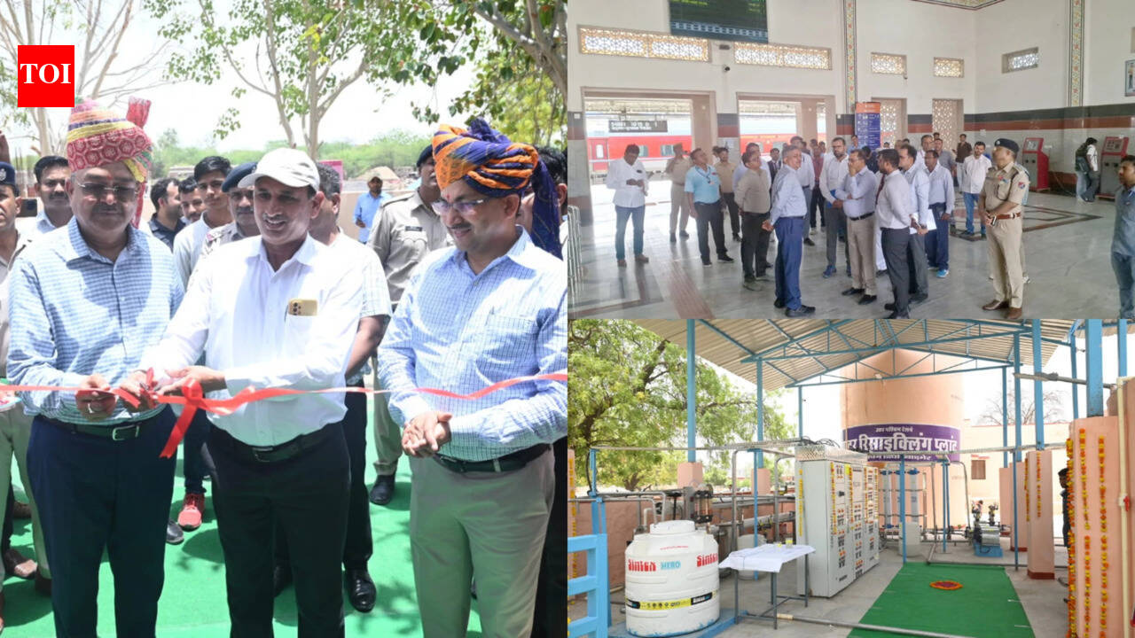 North Western Railway inaugurates its first water recycling plant at Barmer railway station
