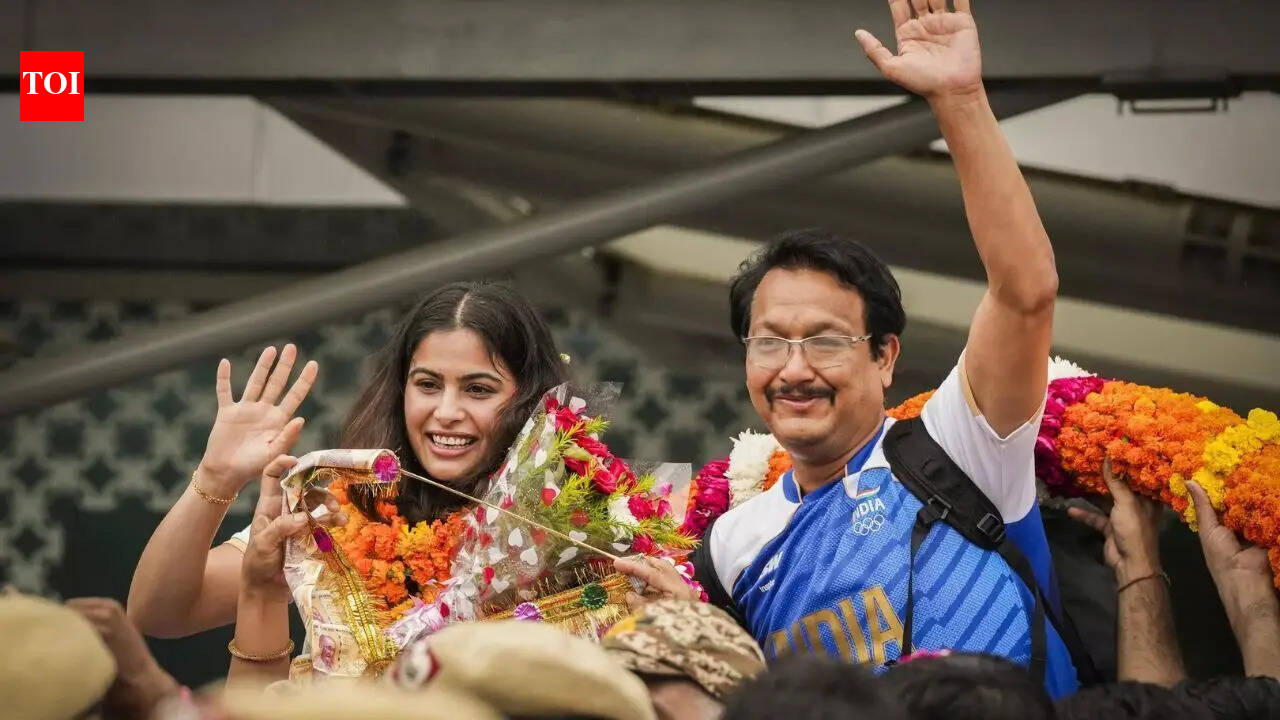 Olympic medallist Bhaker's coach hospitalised after falling ill on flight