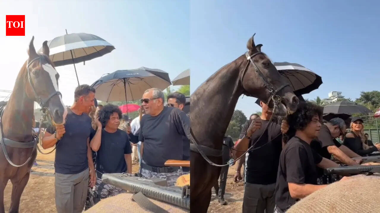 Akshay Kumar shares 'Welcome To The Jungle' BTS clip; Actor teases Rajpal Yadav; Netizens call him ‘Prank ka khiladi’