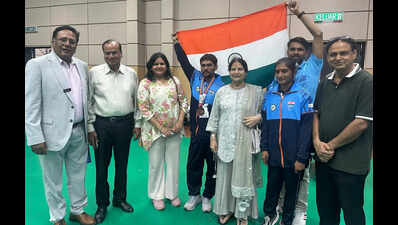India win bronze medal at the Second Asian Para Throwball Championship in Malaysia; Nirmala Rawat honoured