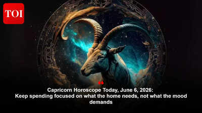Capricorn Horoscope Today, June 6, 2026: Keep spending focused on what the home needs, not what the mood demands