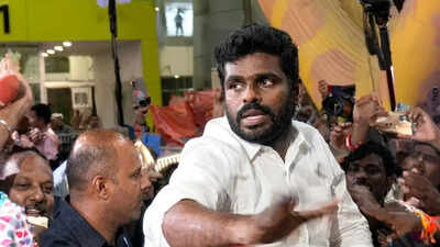 After BJP exit, massive crowd welcomes Annamalai at Chennai airport- watch