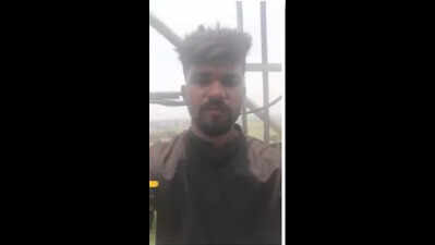 Man climbs mobile tower alleging discrepancies in land mutation; CM orders probe