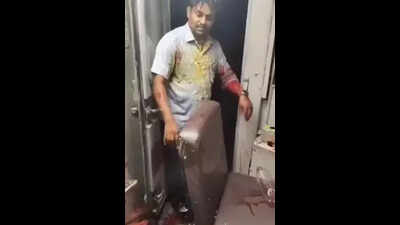 Unidentified object hits train near Ongole, assistant loco pilot injured, probe on