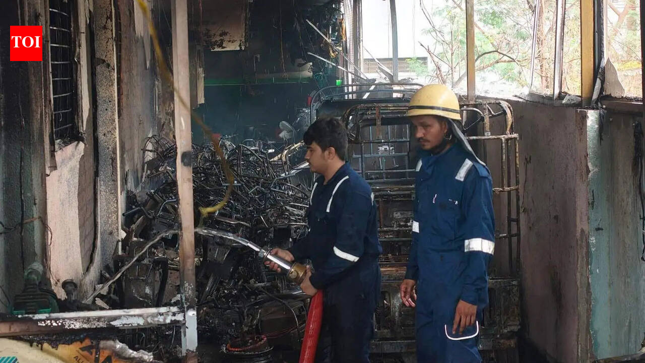 Six Indore families narrowly escape Delhi fate after EV showroom fire