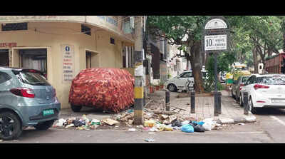 This tree-lined Bengaluru locality is full of trash-lined streets