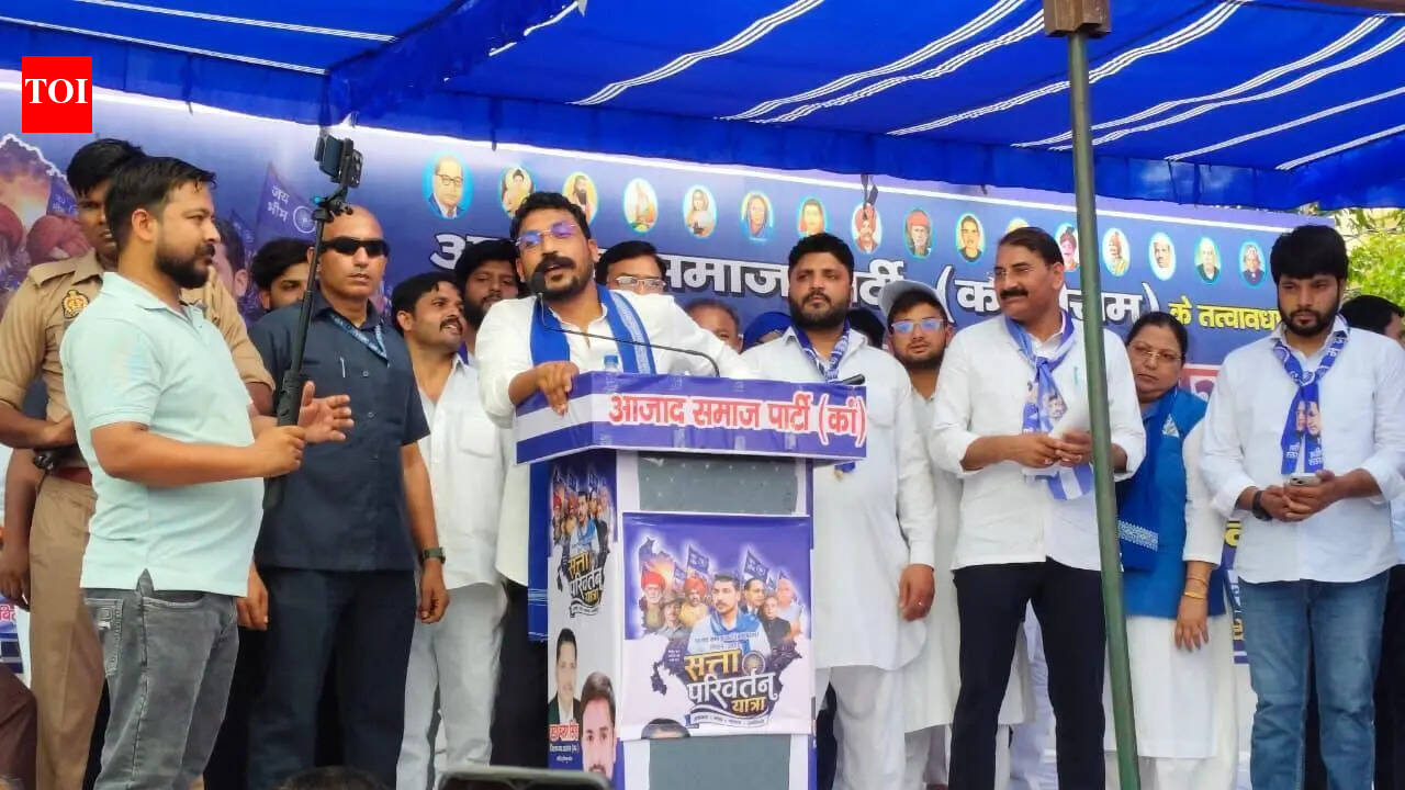 Chandrashekhar Azad’s Satta Parivartan yatra reaches Meerut