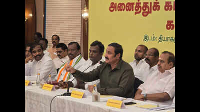 PMK holds multi party meeting demanding caste survey