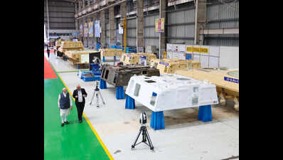 PM reviews indigenous defence systems facility in Hazira