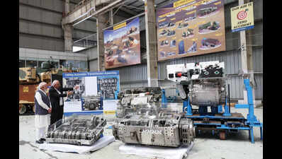 PM reviews indigenous defence systems facility in Hazira