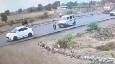 Road rage: Man run over, injured in Khargone