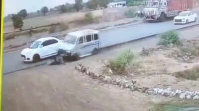 Road rage: Man run over, injured in Khargone