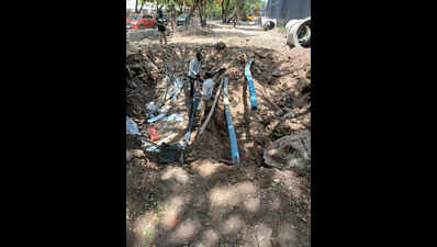 PMC’s digging snaps power supply in Hadapsar society for 24 hours