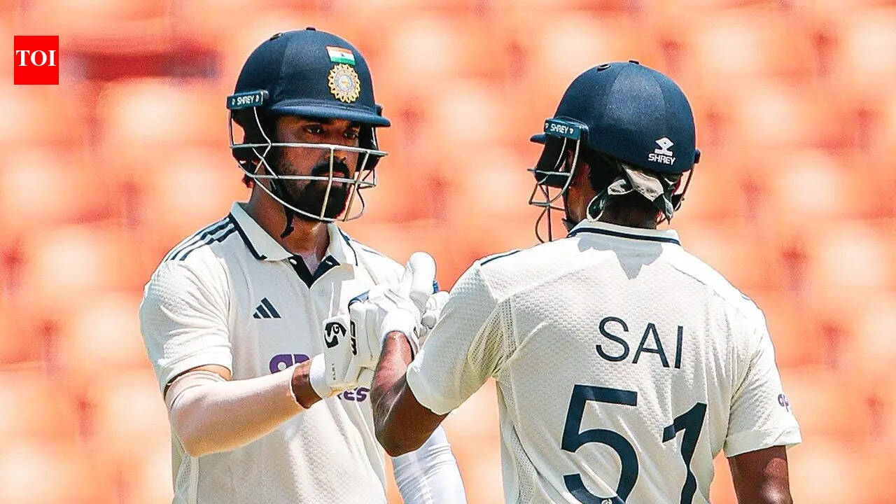 IND vs AFG Live: KL Rahul, Sai Sudharsan extend India's strong start after lunch