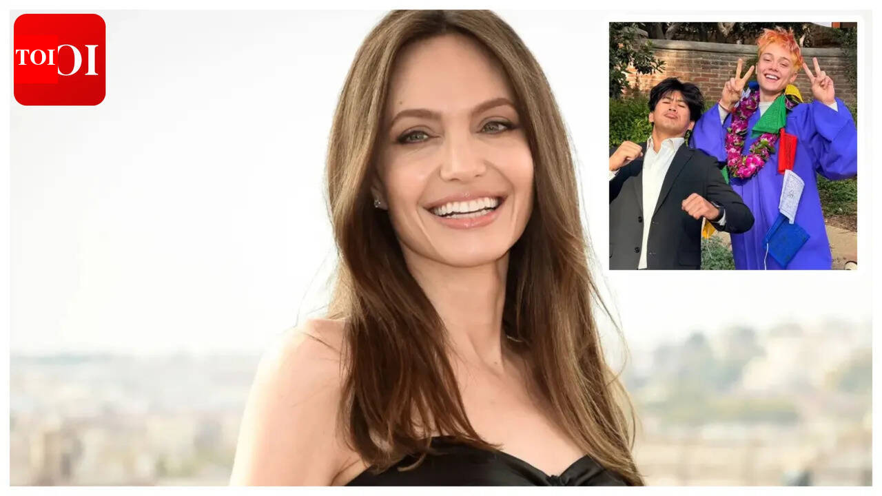 Angelina Jolie celebrates 51st birthday with her children; attends son Knox's graduation ceremony - PICS